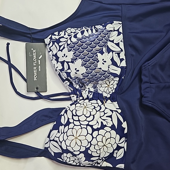 POWER FLOWER ONE PIECE BATHING SUIT-NWT SIZE 16 - Picture 8 of 8